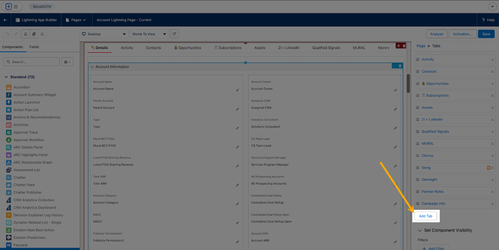 Embed murals in Salesforce