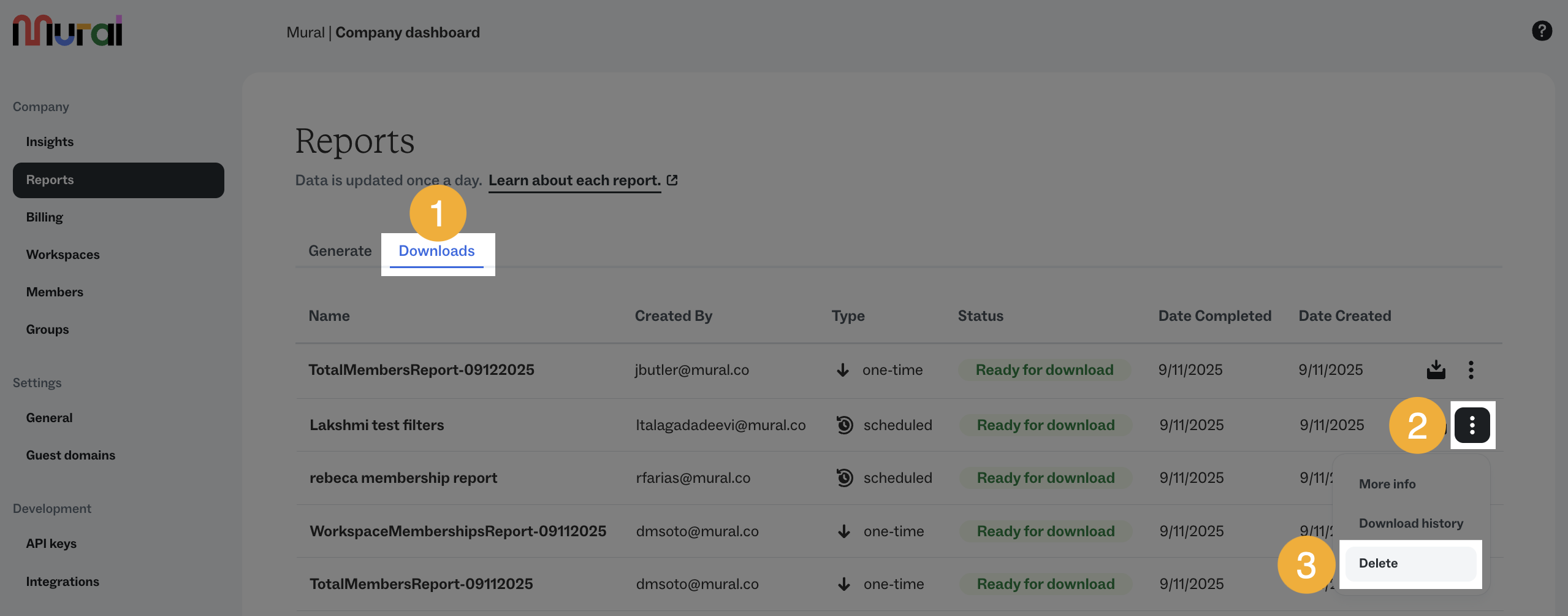 Get started with Reports