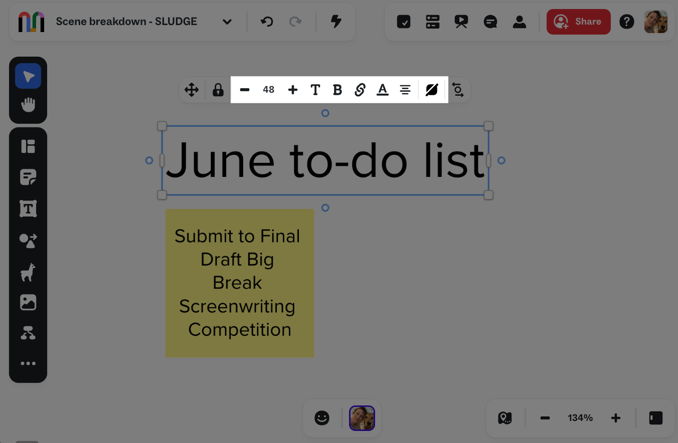 Update text formatting