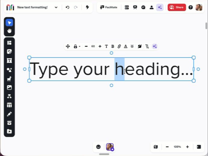 Update text formatting